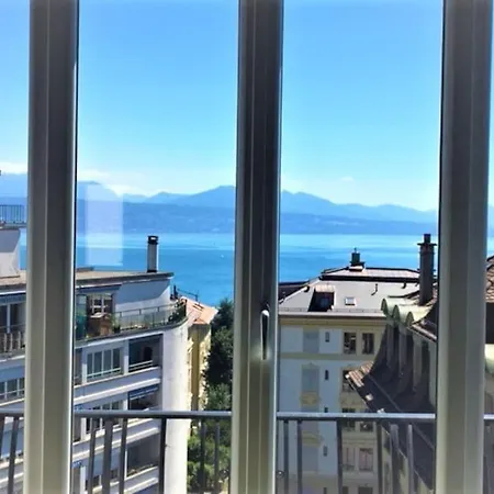 6 Minutes Walking From The Lausanne Train Station 2 Rooms Apartment Exterior photo